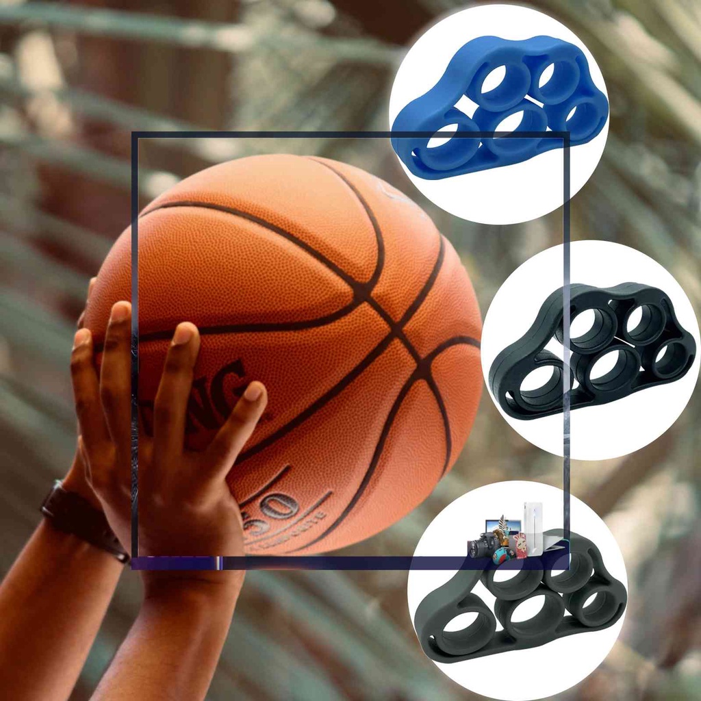 Bộ 3 Vòng Silicone Đeo Ngón Tay Tập Phục Hồi Chức Năng