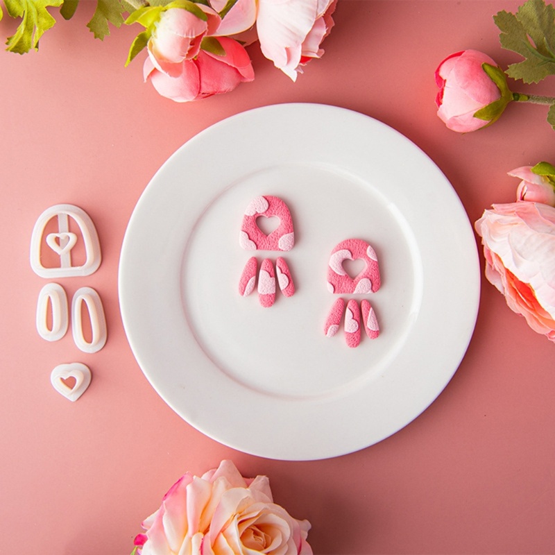 Khuôn Cắt Đất Sét Bằng Nhựa Mềm Hình Trái Tim