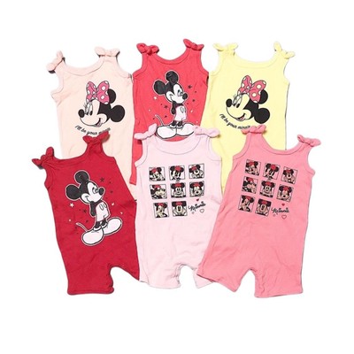 Bodysuit đùi NGẪU NHIÊN bé gái sơ sinh Mickey dễ thương MINTSCLOSET Mint's Closet bộ đồ liền thân sơ sinh 1 tuổi- BS6114