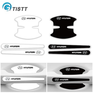 GTISTT Miếng Dán Tay Nắm Cửa Ô Tô Epoxy Chống Xước Trầy Xe Hơi Miếng Dán Hõm Cửa Ô Tô Dán Xe Trang Trí ô Tô Cho Hyundai Grand Starex Avante Accent I10 Santa Fe Kona Venue Tucson Sonata Ioniq Creta I20 SantaFe Elantra Veloster Reina