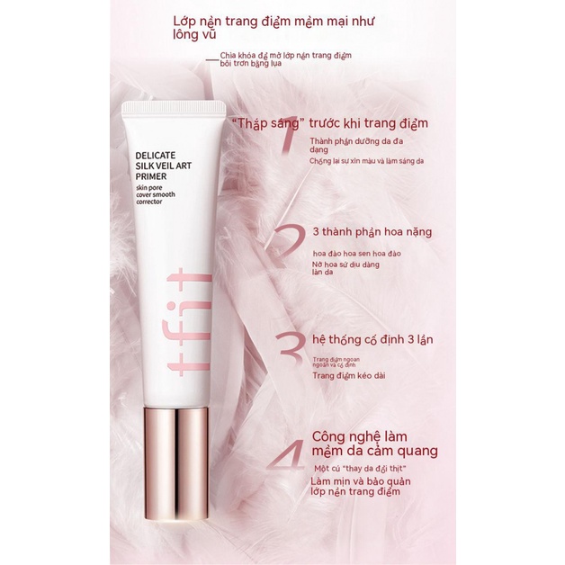 Kem Lót Trang Điểm Che Khuyết Điểm Kiểm Soát Dầu Làm Sáng Tông Màu Da tfit 3 Trong 1