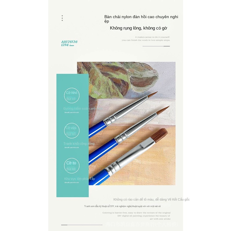 Bộ Tranh Sơn Dầu Thủ Công Tự Làm Hình Gấu Thỏ Dễ Thương Trang Trí Phòng Khách