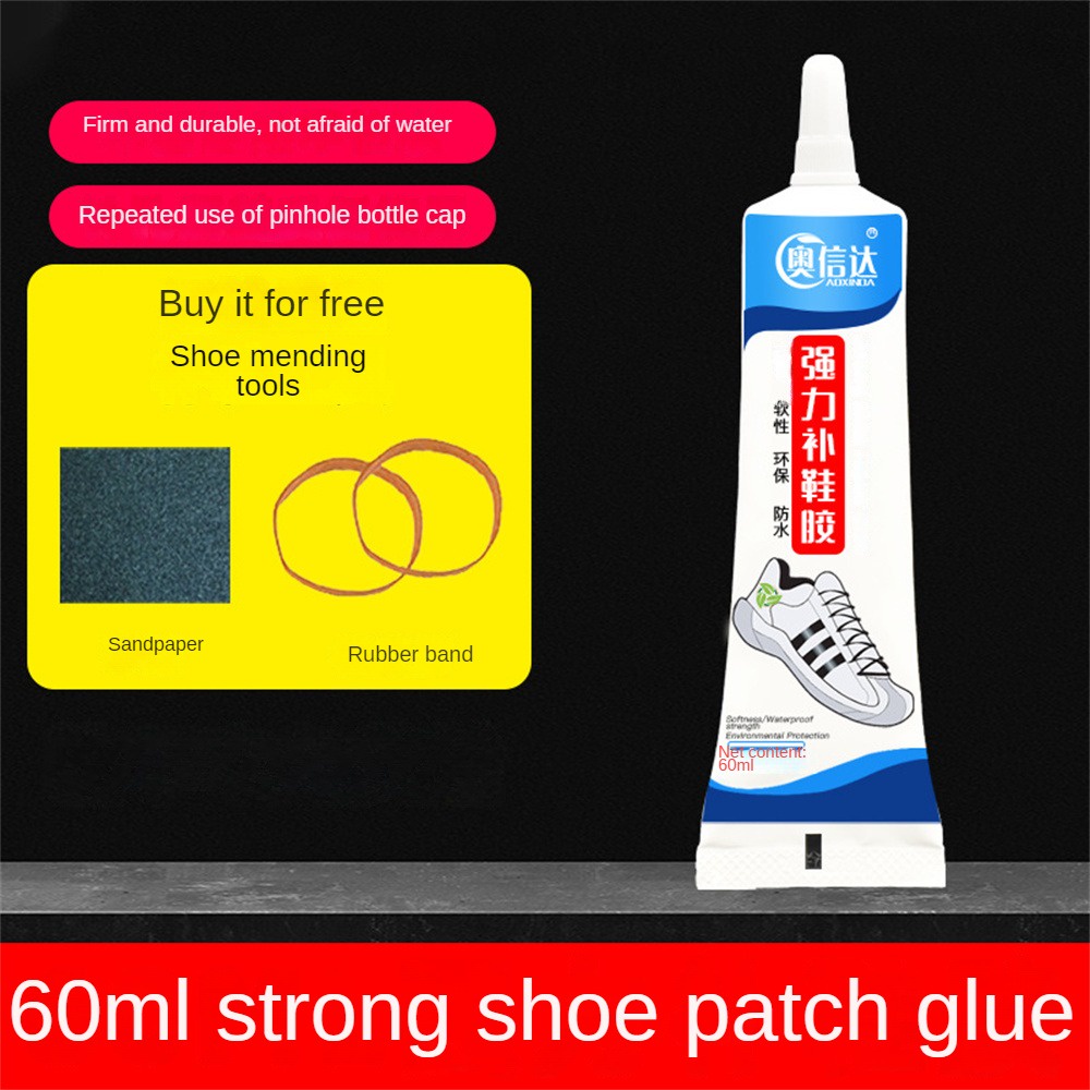 Keo Dán Sửa Chữa Giày Mạnh Mẽ 60ML Chống Thấm Nước Thông Dụng