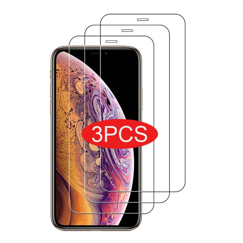 Set 3 Kính Cường Lực 9H Bảo Vệ Màn Hình Cho iPhone 14 13 12 11 Pro MAX Plus X XS MAX XR 7 8 6 6S Plus SE 2022 2020