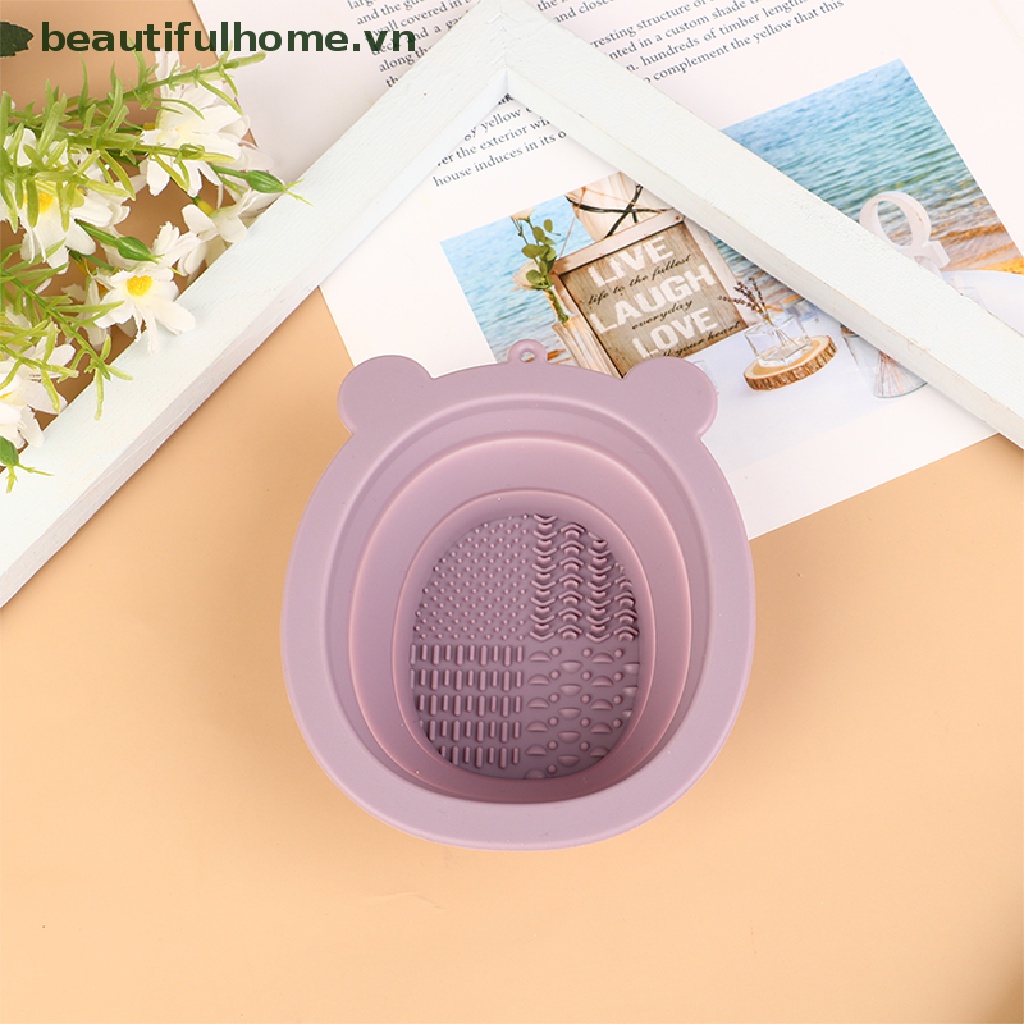 Miếng Silicone Vệ Sinh Cọ Trang Điểm DIY Tiện Dụng