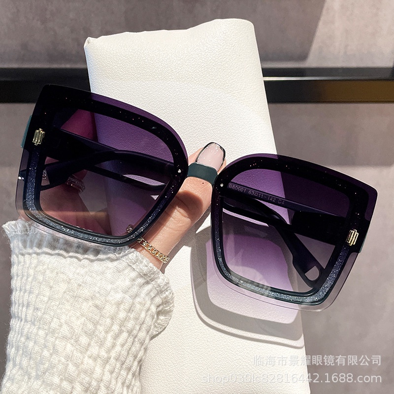 Kính Mát Gọng Lớn Chống Tia UV Phong Cách Hàn Quốc Cho Nữ