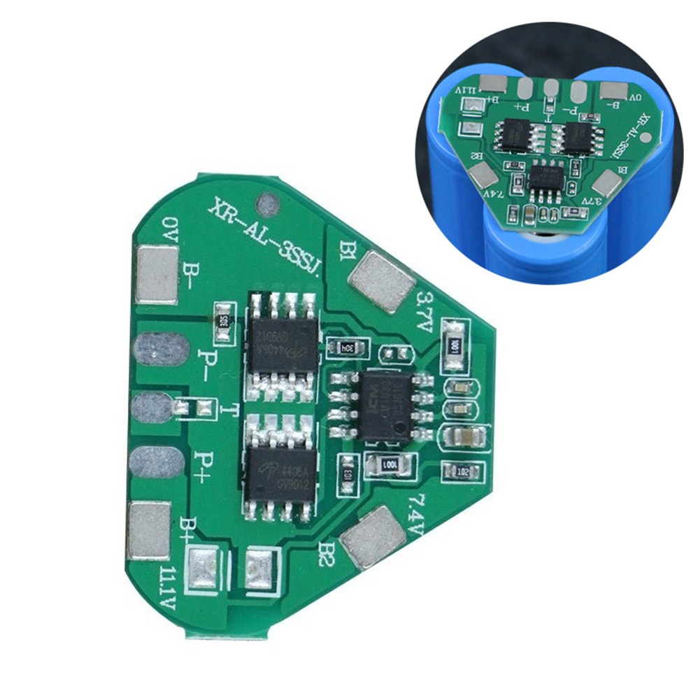 Bảng Mạch Sạc Pin Li-ion BMS 3S 5A 11.1V 12.6V Chuyên Dụng