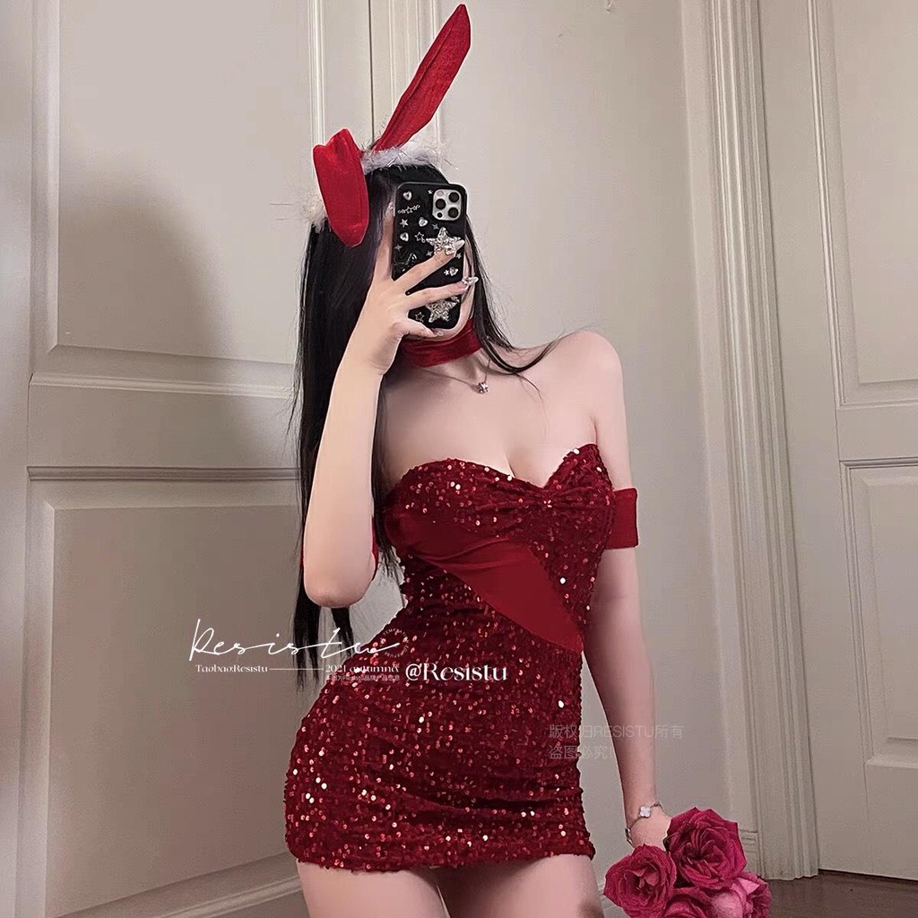 Váy ôm body hóa thỏ dễ thương/ cô nàng tiệc tùng, hàng cao cấp loại 1 CP75 CICI BONITA HCM