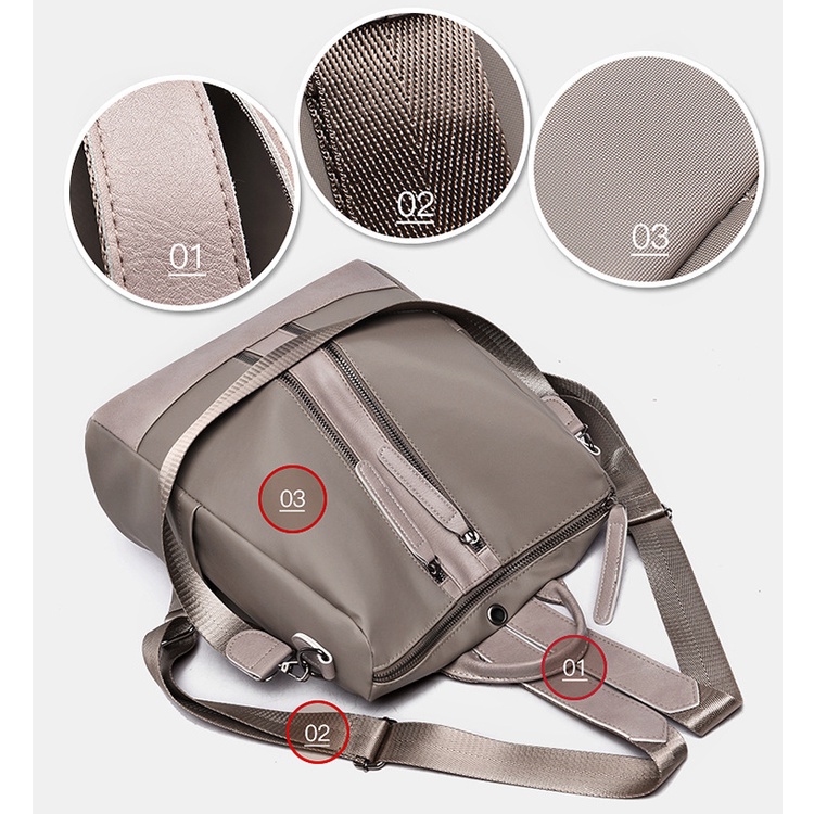 Balo Du Lịch Nữ Balo Thời Trang Vải Oxford Chống Trộm