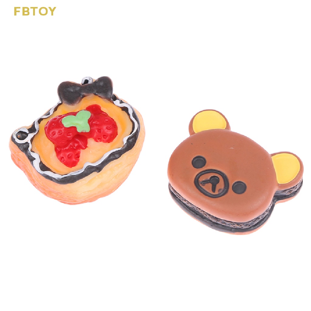 Fbtoy 310 Mô Hình Bánh Sừng / Dứa / Bánh Ngọt Nhân Tạo Thu Nhỏ Trang Trí Nhà Búp Bê Đồ Chơi Thủ Công Bán