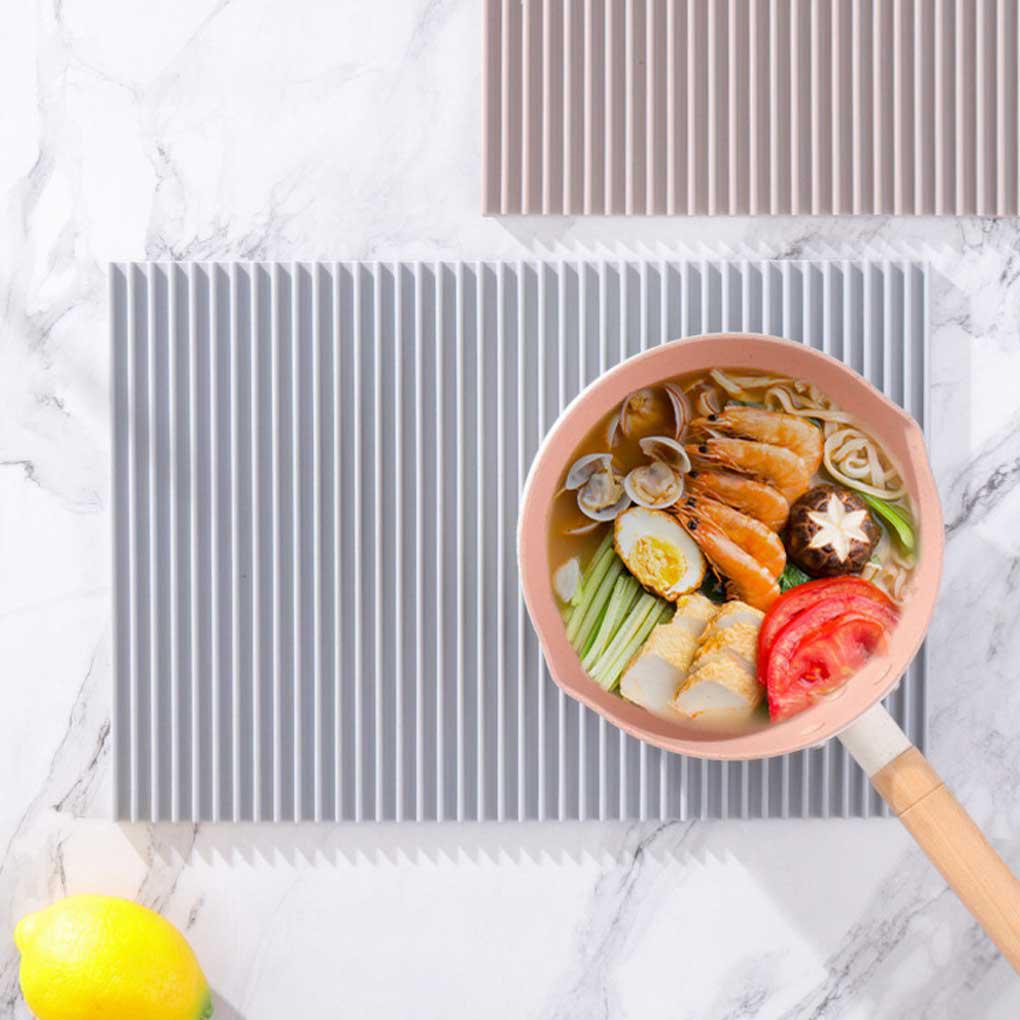 Đệm Phơi Khô Đồ Dùng Bằng Silicone Cách Nhiệt Đơn Giản Chuyên Dụng