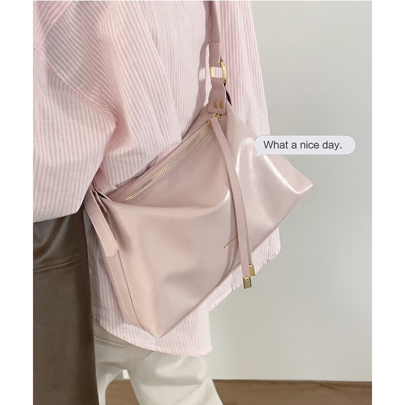 Túi Xách Đeo Vai / Đeo Dưới Cánh Tay Bằng Da PU Sức Chứa Lớn Mẫu Mới 2023 Phong Cách Hàn Quốc Cho Nữ