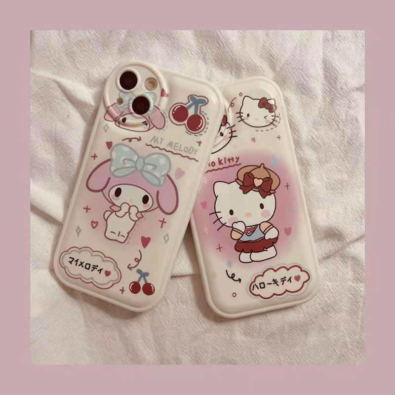 ✅Ốp Điện Thoại Mềm Chống Sốc In Hình Kuromi Dễ Thương Cho iPhone 14 / 13 Xr xsmax 7p / se