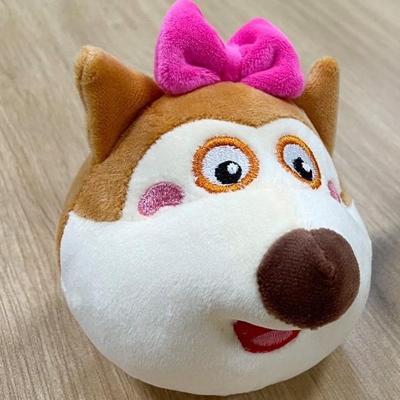 Móc Khoá Hình Thú Nhồi Bông Lucy, Móc Treo Balo - Thương Hiệu Wolfoo