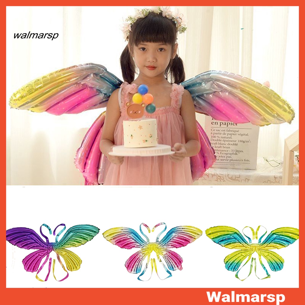 Bong Bóng Cánh Bướm Bằng Nhôm Bơm Hơi Không Rò Rỉ An Toàn Cho Bé