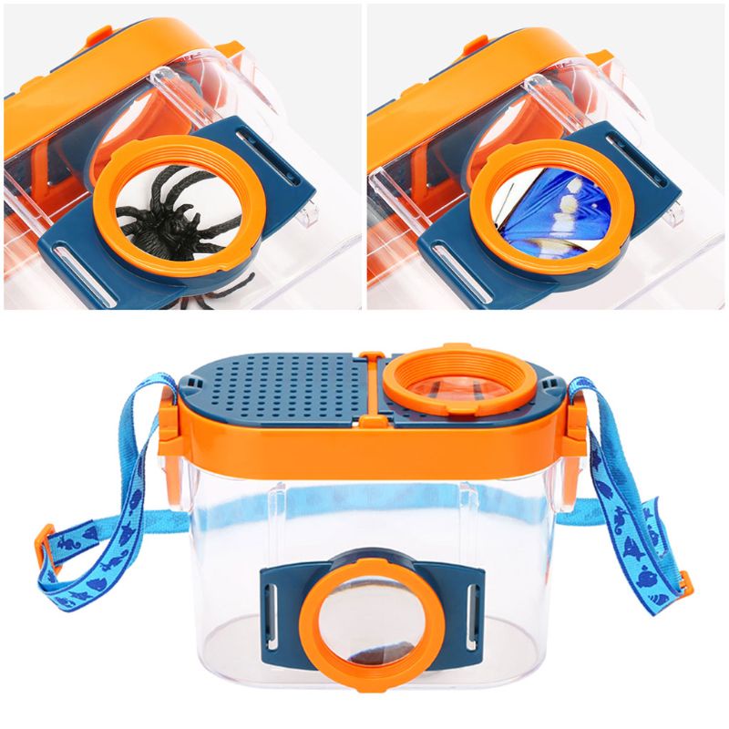 Hộp Đồ Chơi Kính Lúp Quan Sát Côn Trùng Cho Bé