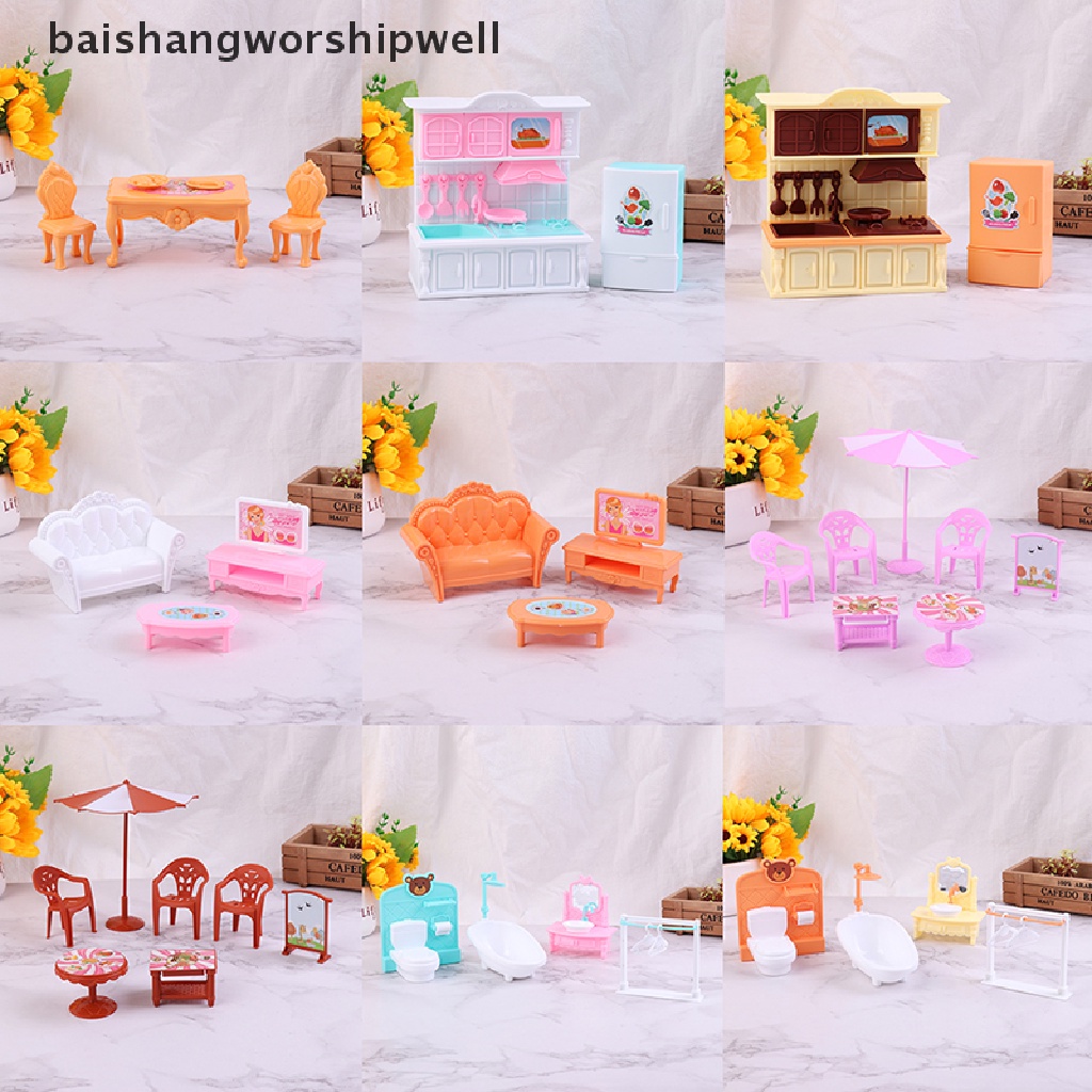 Mô Hình Bàn Ghế Ngồi Mini 1: 12 Độc Đáo Trang Trí Nhà Cửa