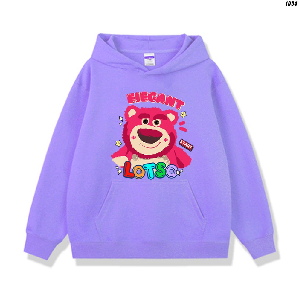 Áo Hoodie Nữ Gấu Dâu Vải Nỉ Bông Áo Hoodie Unisex Ken T-Shirt 1094 | BigBuy360 - bigbuy360.vn