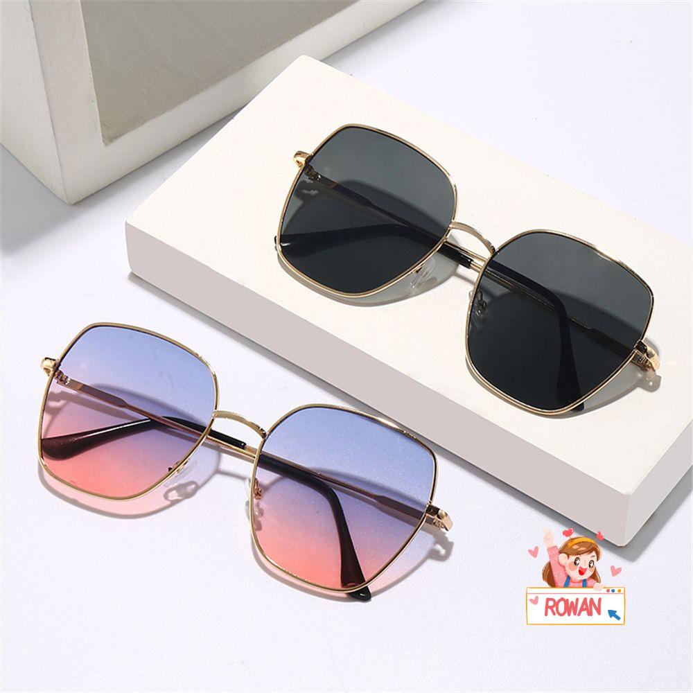 Kính Mát Nữ Gọng Kim Loại Phong Cách Retro