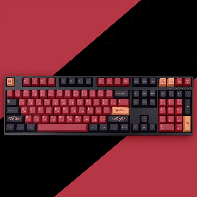 Nắp Đậy Bàn Phím Cơ Samurai 139 Phím PBT Dành Cho 61 64 68 87 104