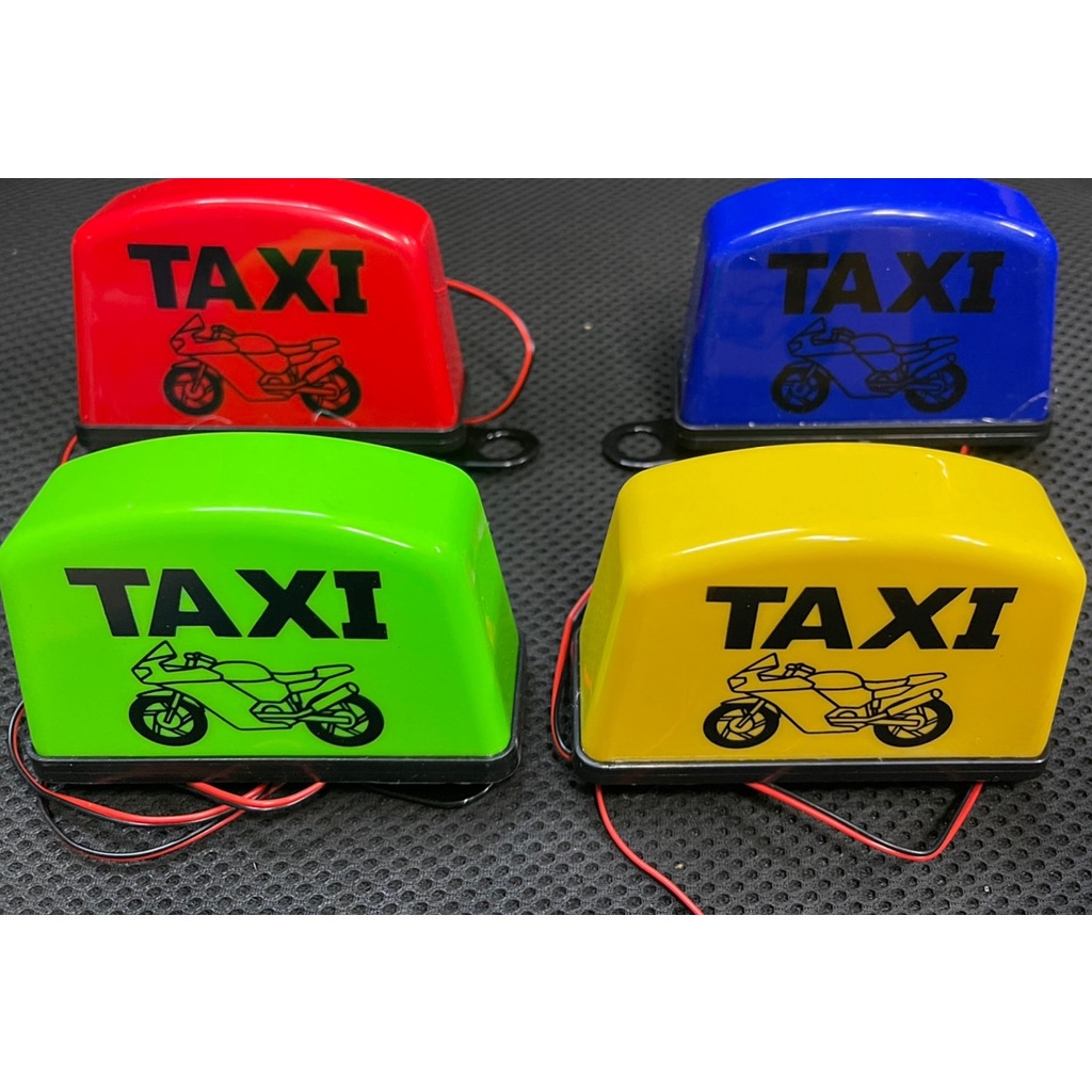 Hộp đèn Taxi trang trí gắn xe máy, mũ bảo hiểm...