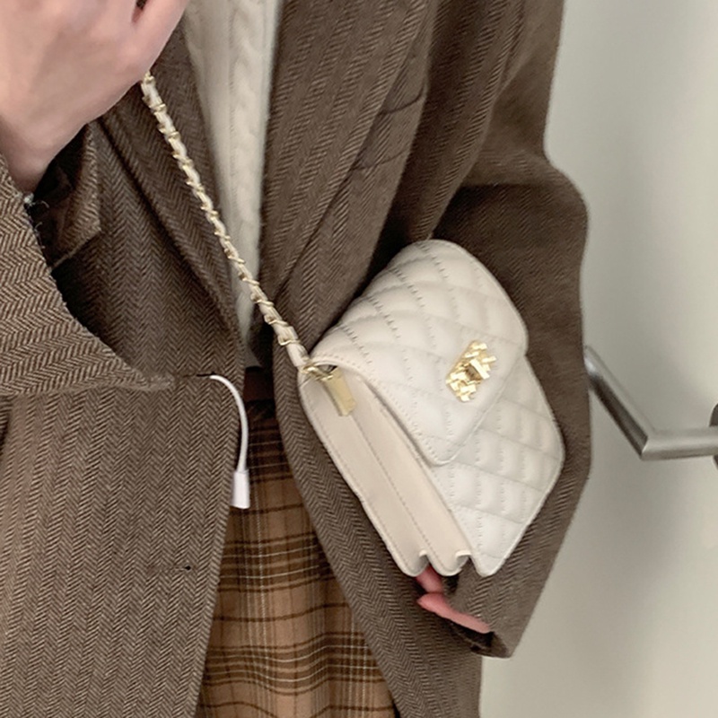 Túi đeo chéo IELGY dáng vuông nhỏ phong cách Hàn Quốc thời trang trẻ trung dành cho nữ