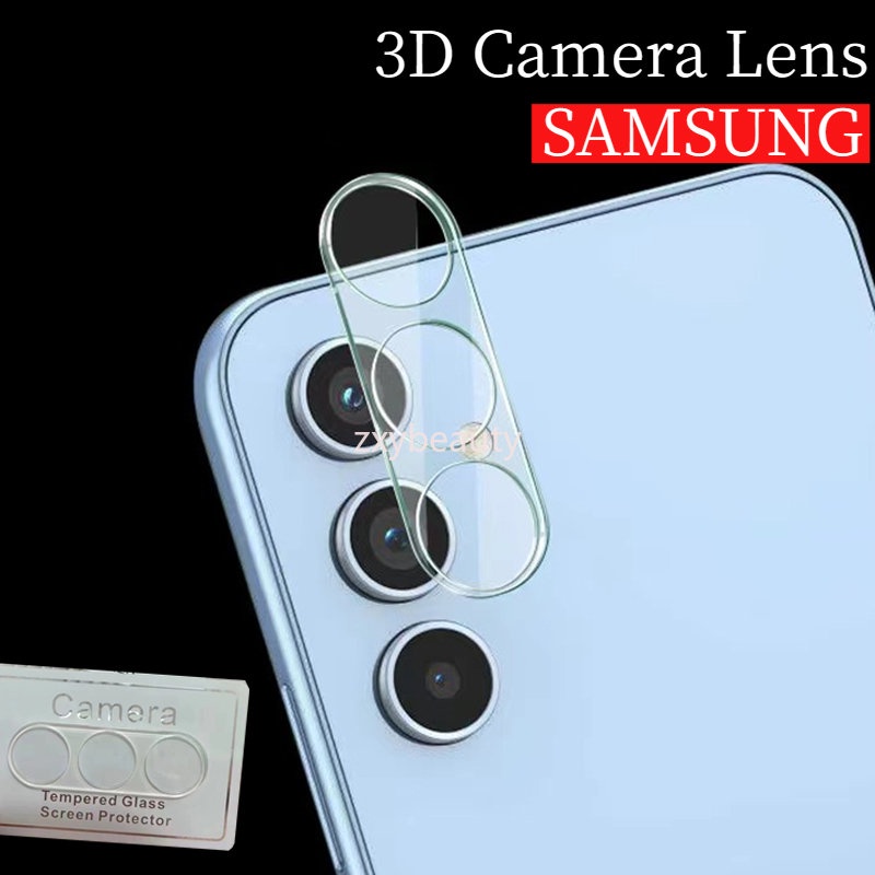 Miếng Dán Bảo Vệ Camera 3D Trong Suốt Cho Samsung A14 5G M14 A24 A54 A34 2023 SamsungA14 4G LTE Kính