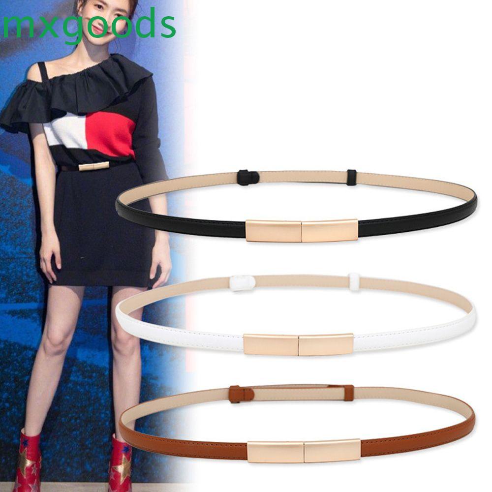 Thắt Lưng Da PU Nhiều Màu Sắc Phong Cách Cổ Điển Thời Trang Cho Nữ