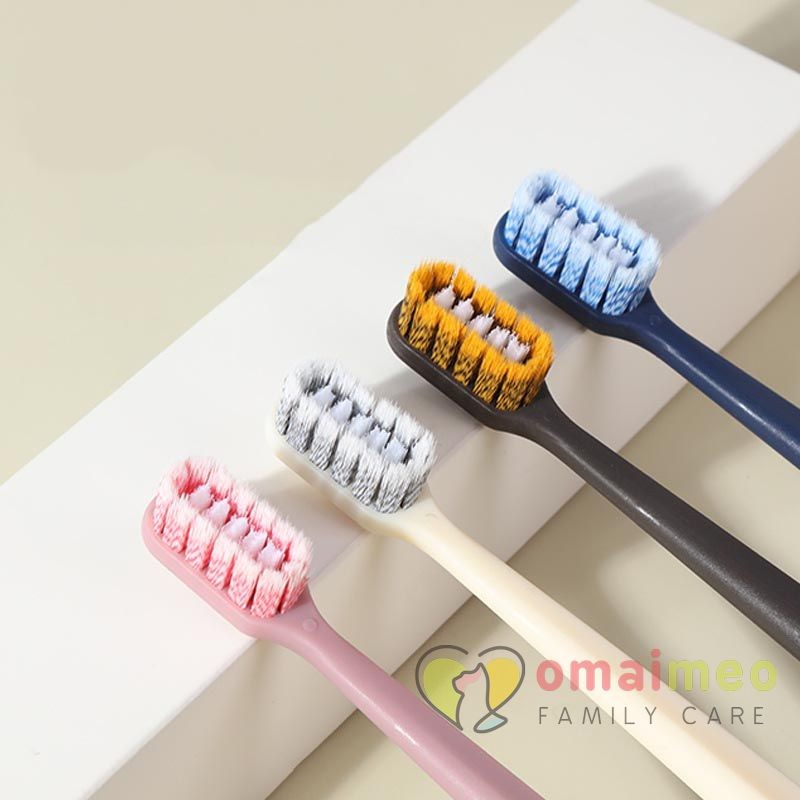 Bàn chải đánh răng thời trang lông mềm Vintage SCREW đa dạng màu sắc