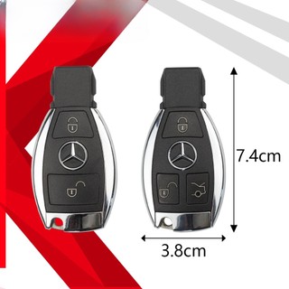 Mercedes Benz C class GLC class E class GLE class S class cập nhật vỏ chìa khóa từ xa 2 / 3 nút để thay thế vỏ chìa khóa thông minh BGA NEC (giá pin đơn)