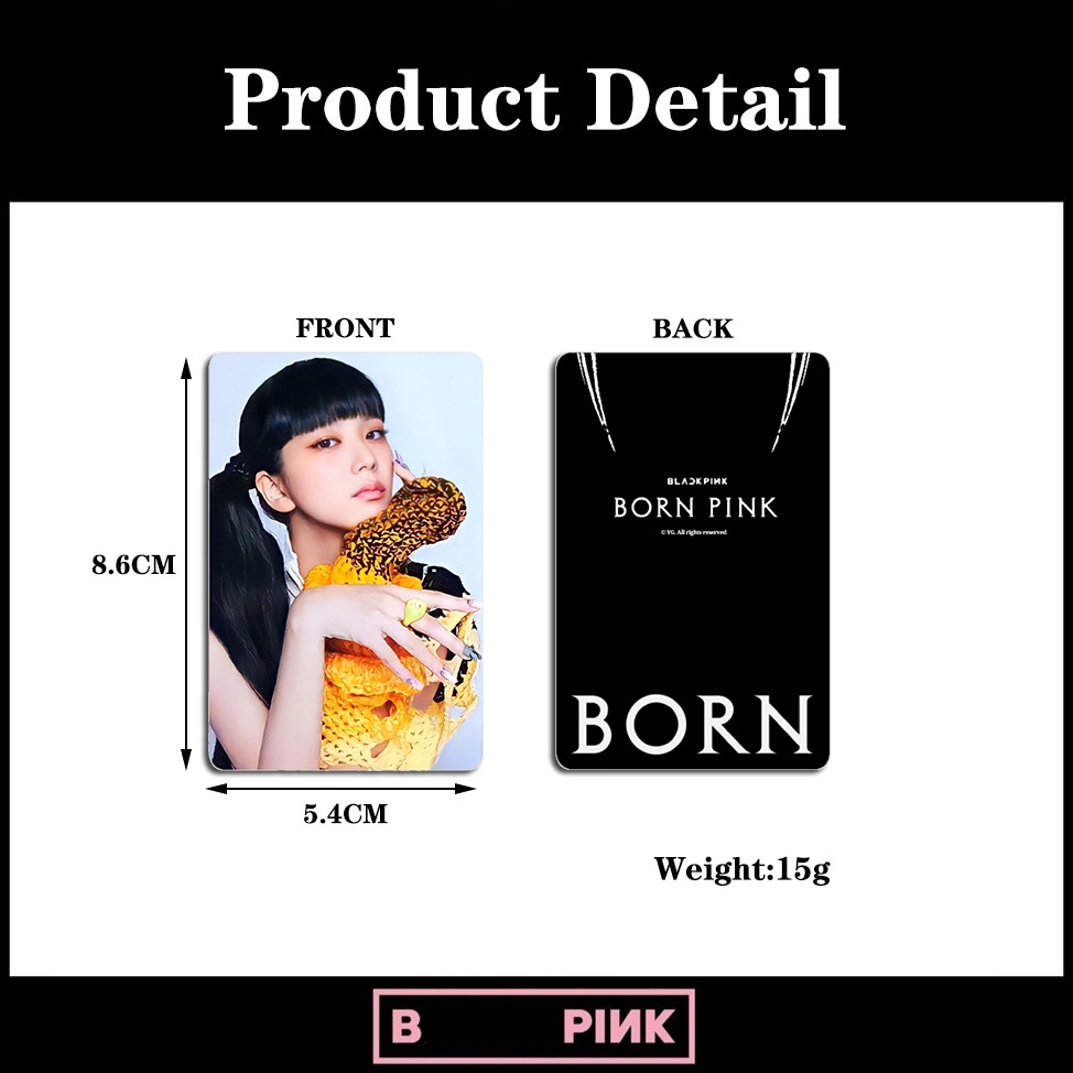 Bộ Thẻ Ảnh Nhóm Nhạc Blackpink Born Pink Loader - - BP Sưu Tầm