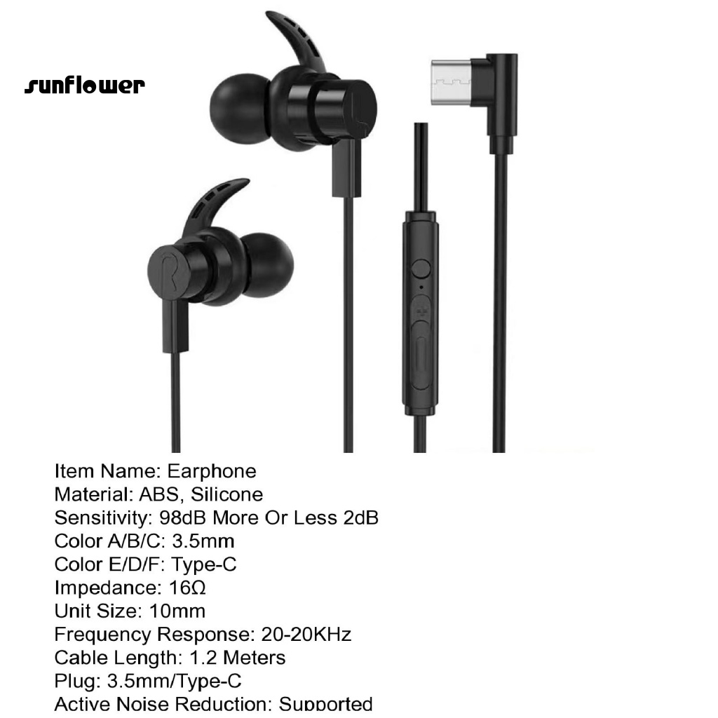 Tai Nghe 20-20KHz Giắc Cắm 3.5mm / Type-C HiFi Chuyên Dụng