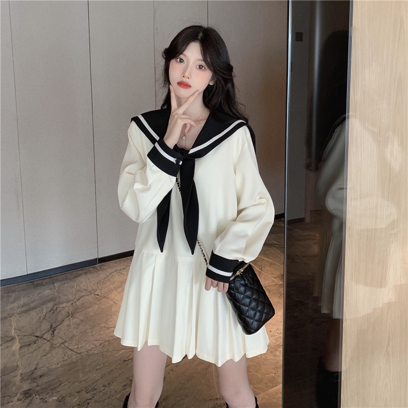 HUIZUMEI Đầm Ngắn Tay Dáng Ôm Màu Xanh navy Phong Cách Hàn Quốc Thời Trang Mùa Hè Cho Nữ