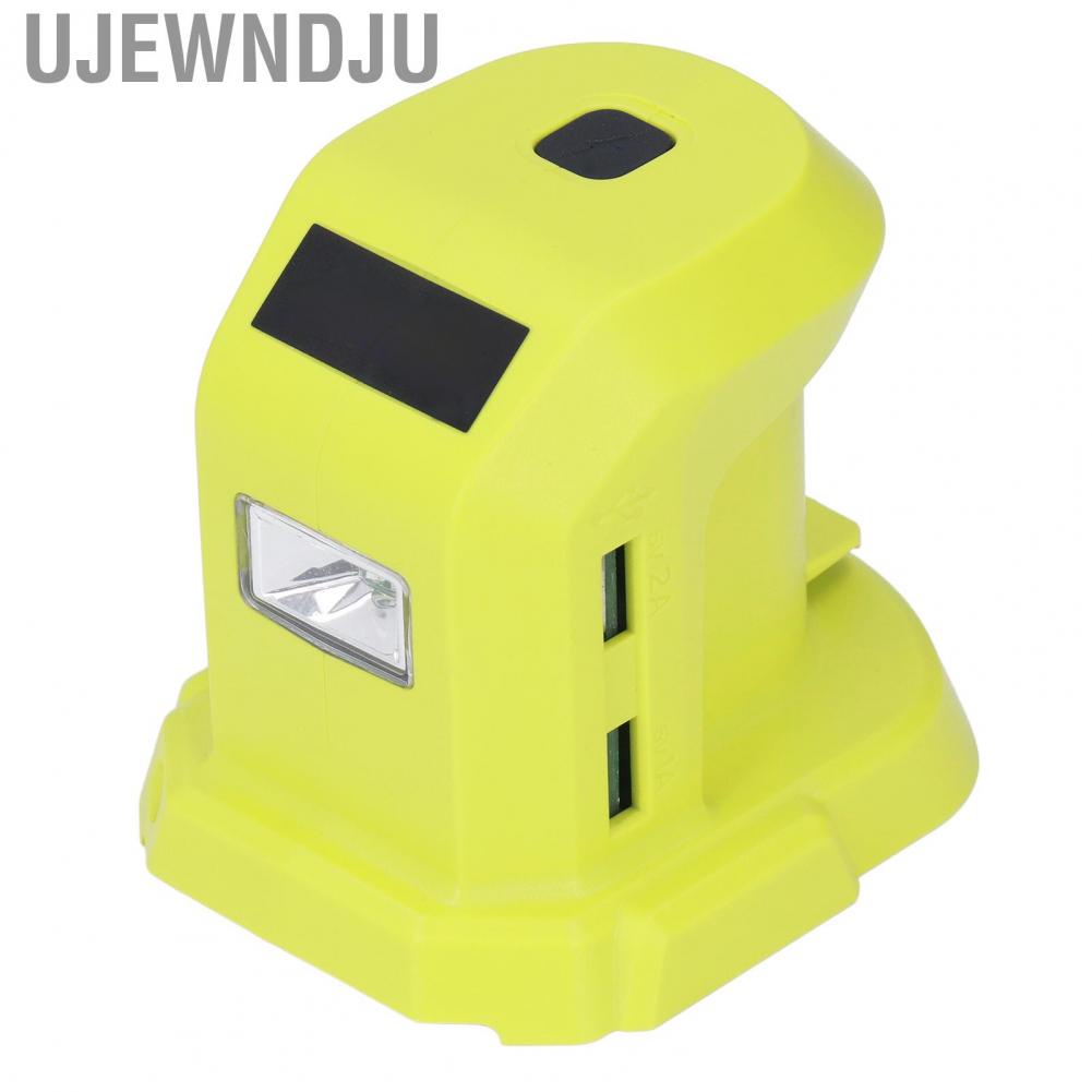 Ujewndju Battery Converter 18V 14.4V Battery Adapter with  Lights for Outdoor for Lighting