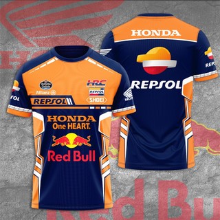 Áo thun nam in hình matogp repsol honda racing team 3D thời trang 2023