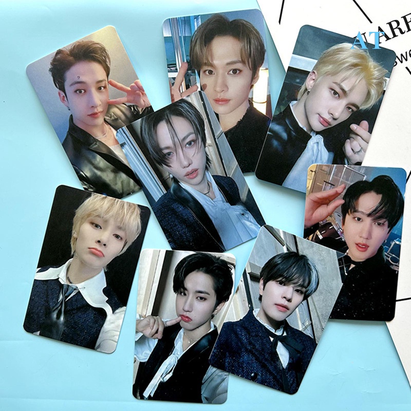 Set 8 Tấm Thẻ Hình Các Thành Viên Nhóm Stray kids