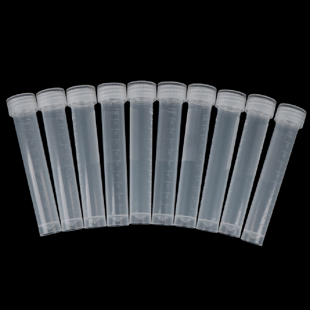 Set 10 Ống Nghiệm 10ml Chuyên Dụng Cho Phòng Thí Nghiệm