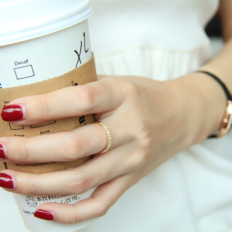 Nhẫn Đá Zirconia Phong Cách Victoria Cổ Điển Tùy Chỉnh Kích Cỡ J100 Cho Nữ