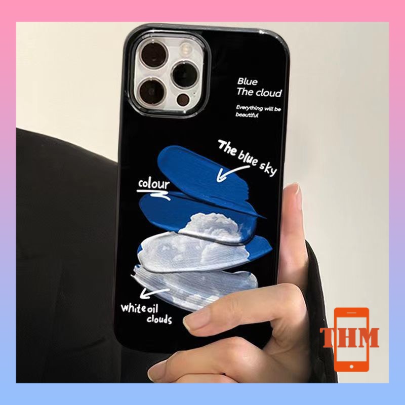 Ốp lưng iphone Màu sắc trời xanh mây trắng,  mềm silicon Cho Iphone 6 / 6S / 6splus / se / 7 / 7plus / 8 / 8plus / X / xs / xsmax / 11 / 12 / 13 / 14 / Plus / Pro / Pro Max-509