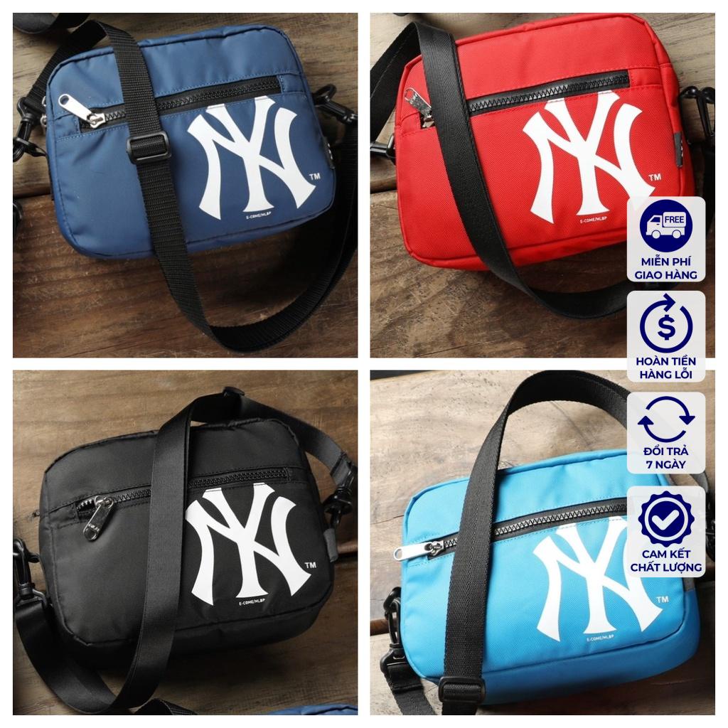 TÚI ĐEO CHÉO TÚI XÁCH MLB TRƠN HỌA TIẾT NY 4 MÀU HÀNG CHUẪN VNXK