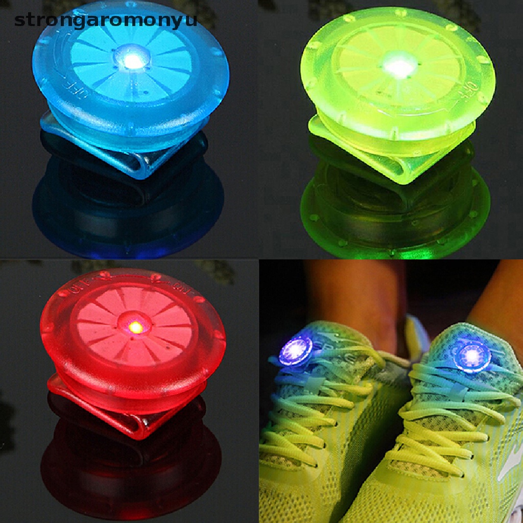 Đèn LED Dạ Quang Gắn Giày An Toàn Cho Thể Thao Chạy Bộ Ngoài Trời