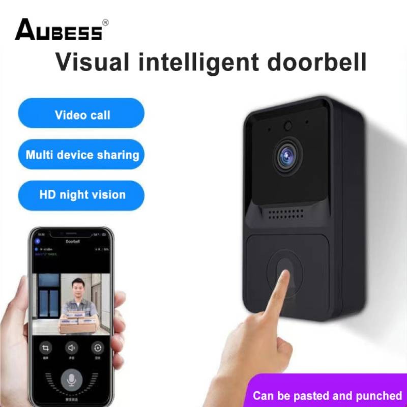 Chuông Cửa Thông Minh Có Camera Độ Phân Giải Cao Kết Nối Wifi