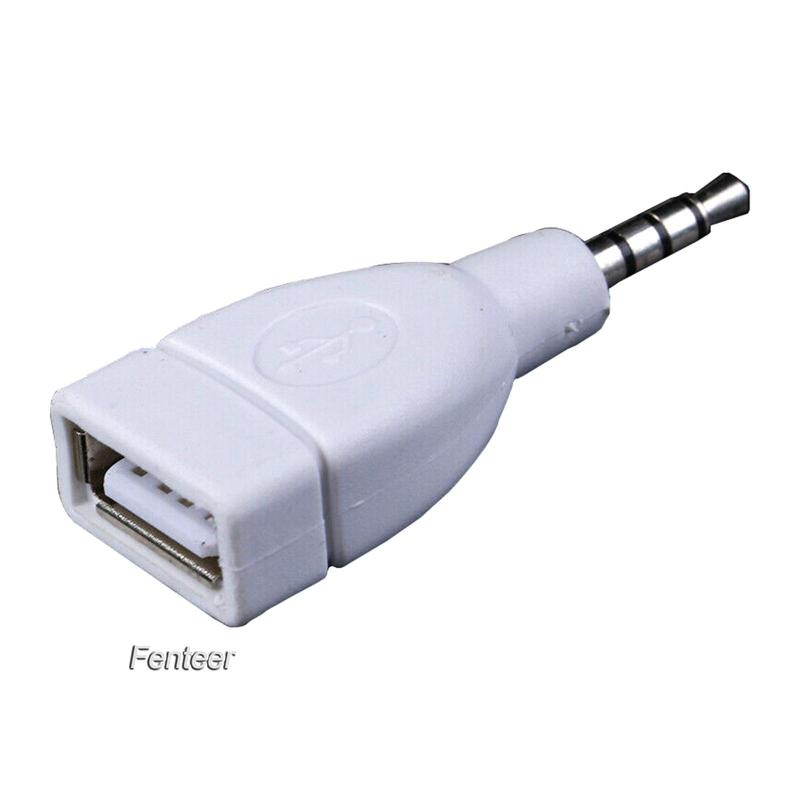 Giắc Cắm Âm Thanh AUX 3.5mm Sang Cổng USB 2.0 Cho Xe Hơi