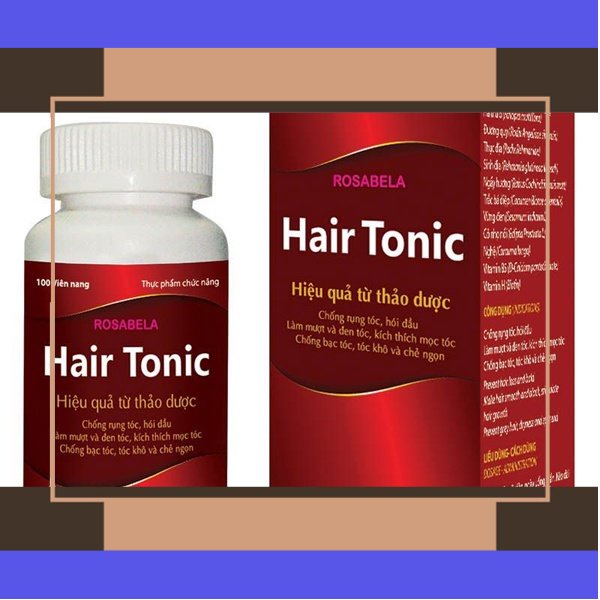 Viên uống Rosabela Hair Tonic – Chống Rụng Tóc Hiệu Quả 100 VIÊN