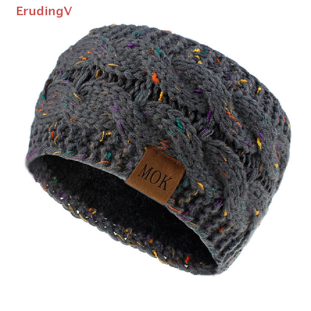 [ErudingV] Băng Đô Len Dệt Kim Rộng Giữ Ấm Tai Mùa Đông [Mới]