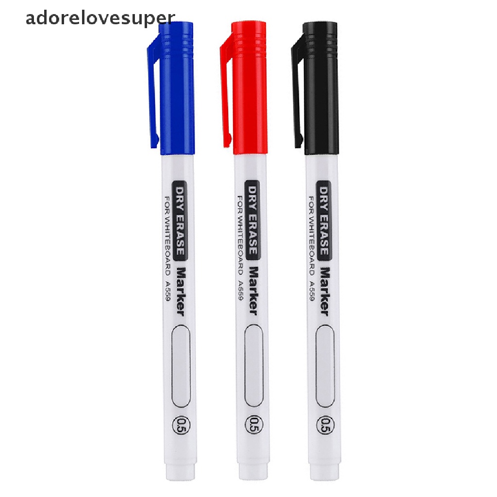Ad1vn Bút Lông Viết Bảng Trắng Mỏng 0.5MM Không Thấm Nước Tẩy Xóa Được