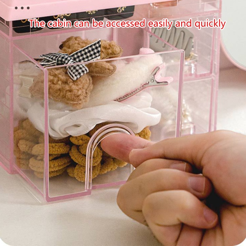 Hộp Đựng Đồ Dùng Hình Vuông Trong Suốt Đa Năng Tiện Dụng Cho Gia Đình