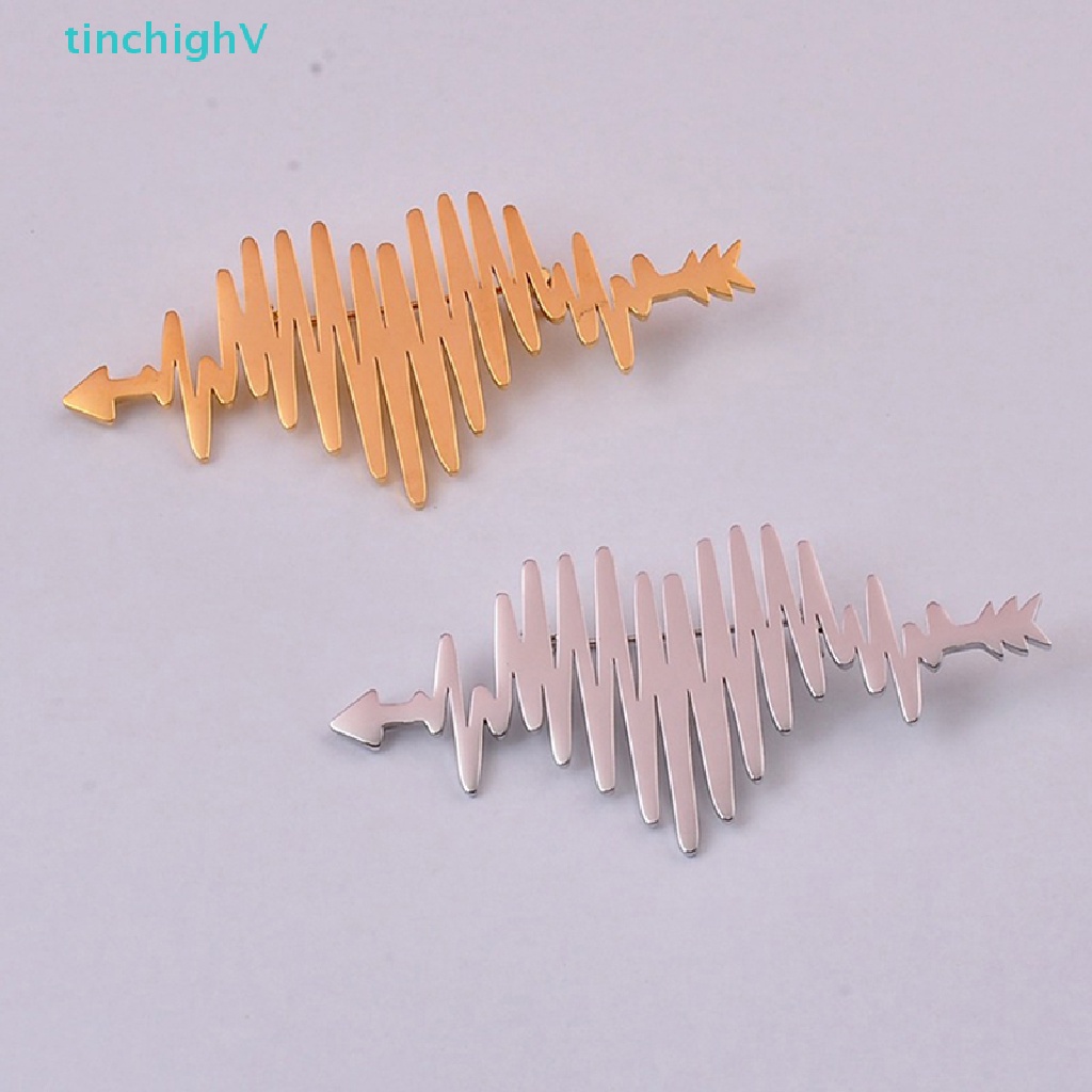 [TinchighV] Ghim Cài Áo Kim Loại Hình Trái Tim Điện Cực Sáng Tạo Làm Quà Tặng Cho Nam Và Nữ [Mới]