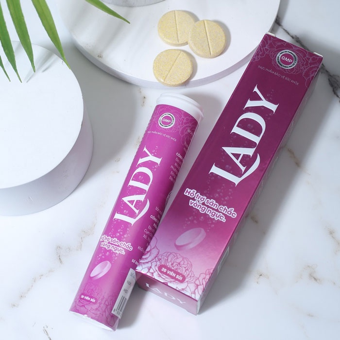 Viên sủi nở ngực LADY tăng vòng 1 đầy đặn an toàn hiệu quả (Hộp 20 viên) gia si | BigBuy360 - bigbuy360.vn