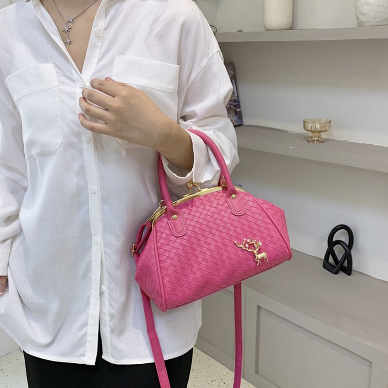 Túi Đeo Vai Vải Dệt Đơn Giản Phong Cách Pháp Cho Nữ